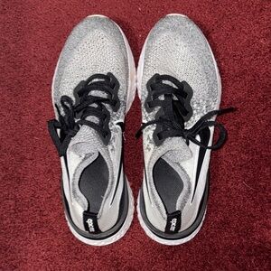 Nike Black and Gray Running Shoes